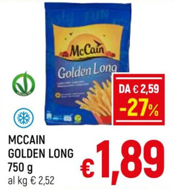 A&O MCCAIN GOLDEN LONG 750 g offerta