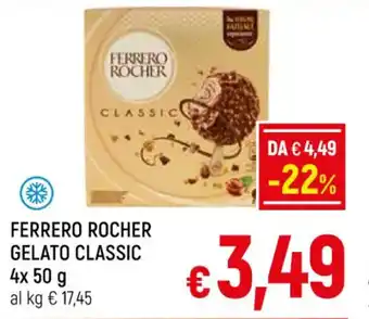 A&O FERRERO ROCHER GELATO CLASSIC 4x 50 g offerta