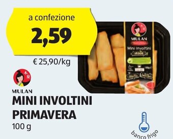 MULAN MINI INVOLTINI PRIMAVERA 100 g