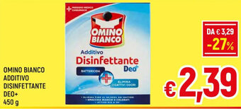 A&O OMINO BIANCO ADDITIVO DISINFETTANTE DEO+ 450 g offerta