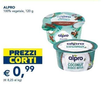 Esselunga ALPRO 100% vegetale, 120 g offerta