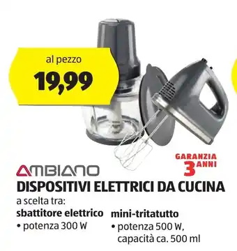 ALDI DISPOSITIVI ELETTRICI DA CUCINA offerta