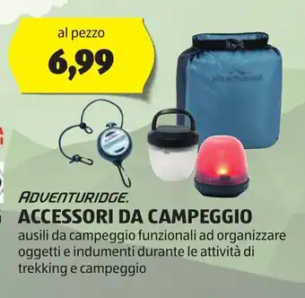 ALDI ACCESSORI DA CAMPEGGIO offerta