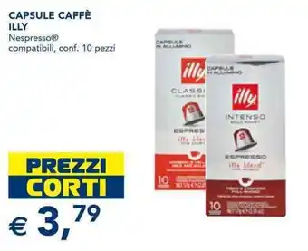 Esselunga CAPSULE CAFFÈ ILLY NespressoⓇ compatibili, conf. 10 pezzi offerta