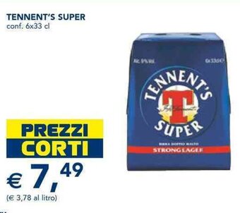 TENNENT'S SUPER conf. 6x33 cl