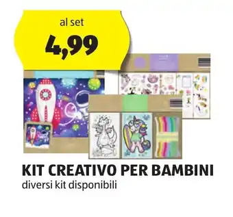 ALDI KIT CREATIVO PER BAMBINI diversi kit disponibili offerta