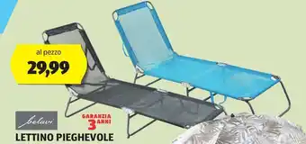 LETTINO PIEGHEVOLE • schienale regolabile • dimensioni: 182 x 55 x 26 cm (Lxlxh) • portata massima: 100kg