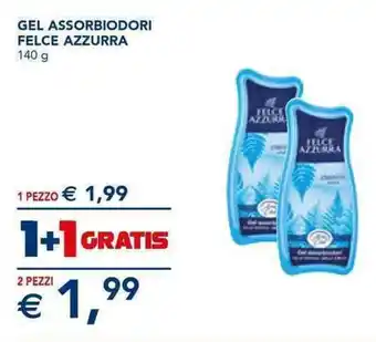 Esselunga GEL ASSORBIODORI FELCE AZZURRA 140 g offerta