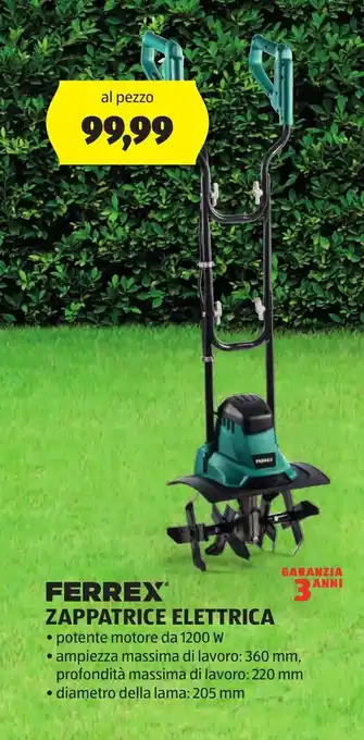 ALDI FERREX ZAPPATRICE ELETTRICA offerta