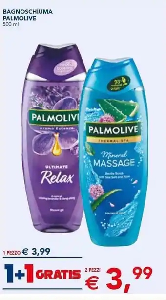 Esselunga BAGNOSCHIUMA PALMOLIVE 500 ml offerta