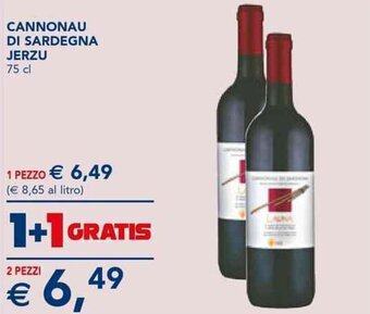 CANNONAU DI SARDEGNA JERZU 75 cl