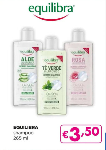 Acqua & Sapone EQUILIBRA shampoo 265 ml offerta