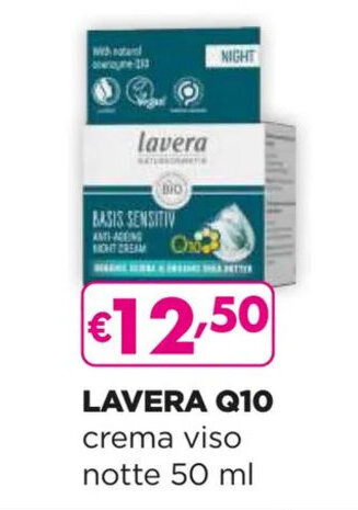 Acqua & Sapone LAVERA Q10 crema viso notte 50 ml offerta