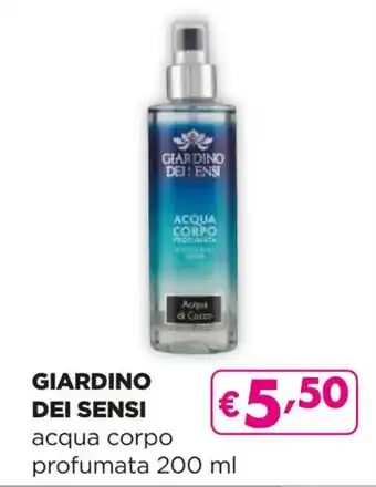 Acqua & Sapone GIARDINO DEI SENSI acqua corpo profumata 200 ml offerta