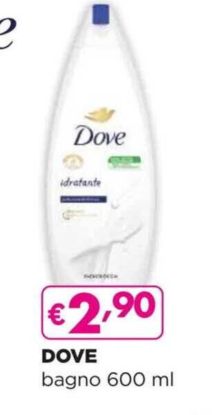 Acqua & Sapone DOVE bagno 600 ml offerta