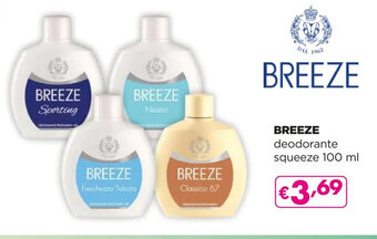 Acqua & Sapone BREEZE deodorante squeeze 100 ml offerta