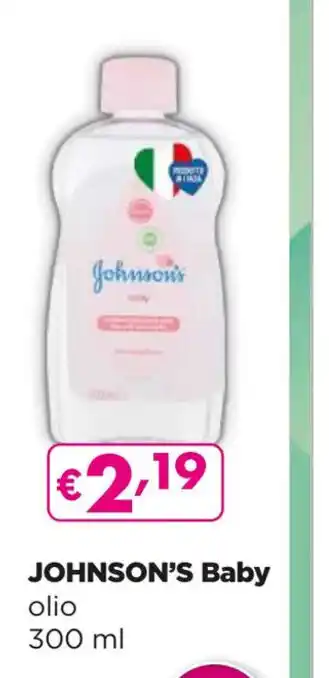 Acqua & Sapone JOHNSON'S Baby olio 300ml offerta