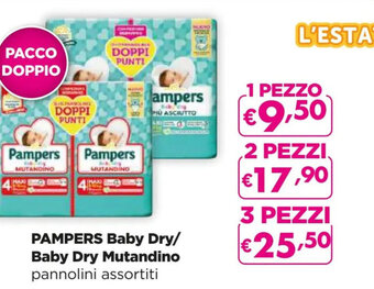 Acqua & Sapone PAMPERS Baby Dry/ Baby Dry Mutandino pannolini assortiti 1 PEZZO offerta