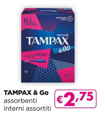 Acqua & Sapone TAMPAX & Go assorbenti interni assortiti offerta