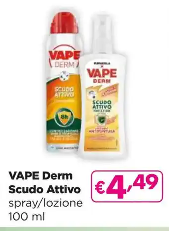 Acqua & Sapone VAPE Derm SCUDO ATTIVO spray/lozione 100 ml offerta