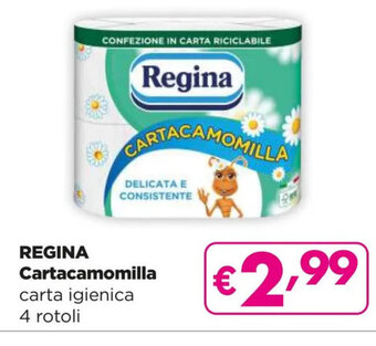 Acqua & Sapone REGINA Cartacamomilla carta igienica 4 rotoli offerta