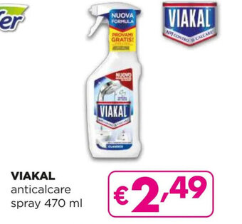 Acqua & Sapone VIAKAL anticalcare spray 470 ml offerta