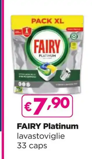 Acqua & Sapone FAIRY Platinum lavastoviglie 33 caps offerta