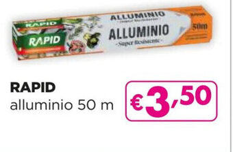 Acqua & Sapone RAPID alluminio 50 m offerta