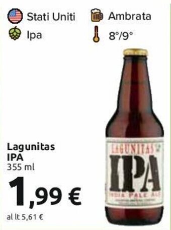 Carrefour Lagunitas IPA 355 ml offerta