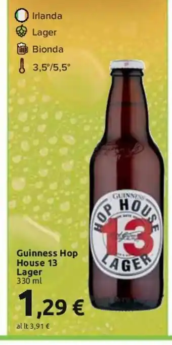 Carrefour Guinness Hop House 13 Lager 330 ml offerta