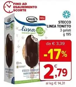 Iperal Tonitto stecco linea offerta