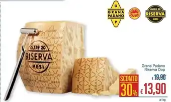 Unes Grana padano riserva dop offerta