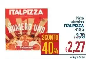 Unes Italpizza pizza salamino offerta