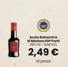 Interspar Ponti aceto balsamico di modena igp offerta