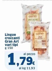 Sigma Granart lingue croccanti offerta
