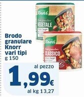 Sigma Knorr brodo granulare offerta
