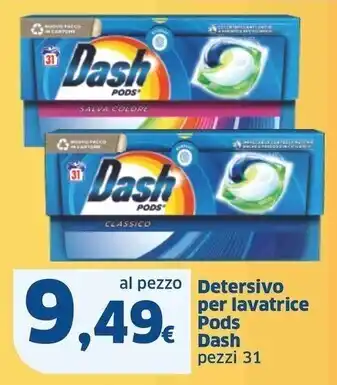 Sigma Dash detersivo per lavatrice pods offerta
