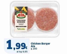 Sigma Aia chicken burger offerta