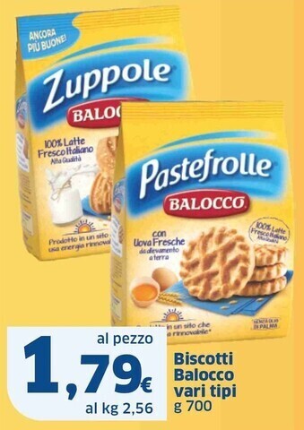 Sigma Balocco biscotti offerta