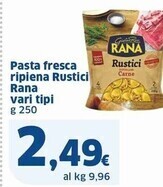 Sigma Rana pasta fresca ripiena rustici offerta