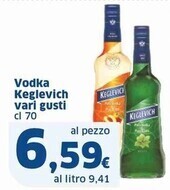 Sigma Keglevich vodka offerta