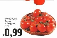 Pomodoro rosso a grappolo