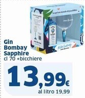Sigma Bombay sapphire gin offerta