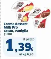 Sigma Milk pro crema dessert offerta