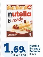 Sigma Ferrero nutella b - ready offerta