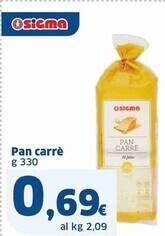 Sigma Sigma pan carrè offerta