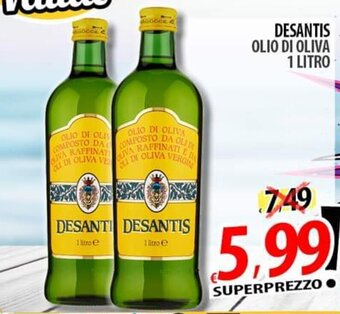 Il Genio Supermercato DESANTIS OLIO DI OLIVA 1 LITRO offerta