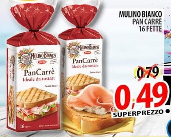 Il Genio Supermercato MULINO BIANCO PAN CARRÈ 16 FETTE offerta