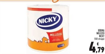 Nicky bobina milleusi