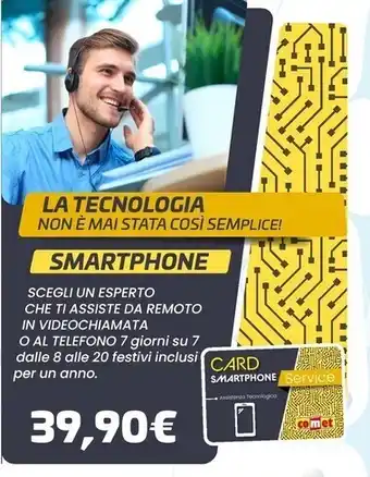 Comet Comet card smartphone service offerta